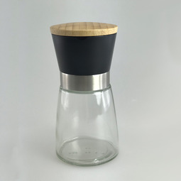 Kaffee und Mühlen: Keramikmühle mit Bambusdeckel 140 ml