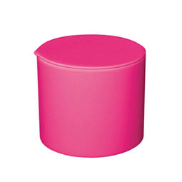 Süßstoffdosen: pink rund 50 g