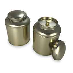 Metalldosen-Hersteller: Dual Tea Classic GOLD, Art. 3120