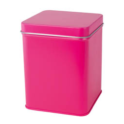 Logodosen: Klassiker Quadrat MINI pink