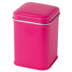 Waschmitteldosen: pink quadrat 25 g