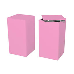 Werbedosen: rosa square 100g