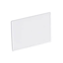 Pflasterdosen: Blechpostkarte - Postkarte DIN A6 weiß, aus elektrolytischem Weißblech, ohne Löcher in den Ecken. 