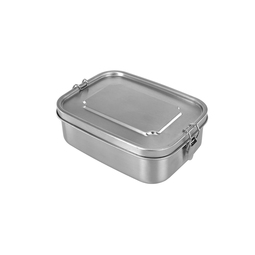 Rechthoekige blikken: Lunchbox Edelstahl XL