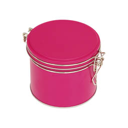 Weißblechverpackungen: Bügelverschlussdose mini pink