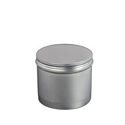 Aluminiumbehälter: Schraubdose Aluminium mittel 350ml; Artikel: 9007