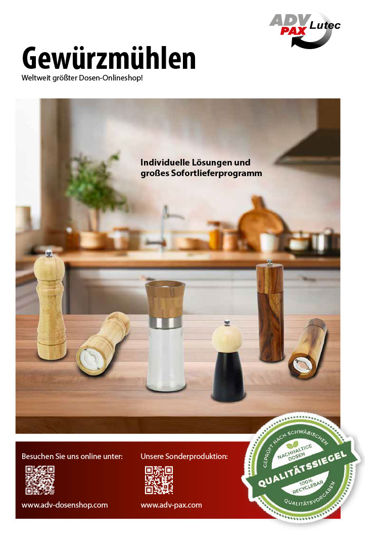 Gewürzmühlen Katalog downloaden