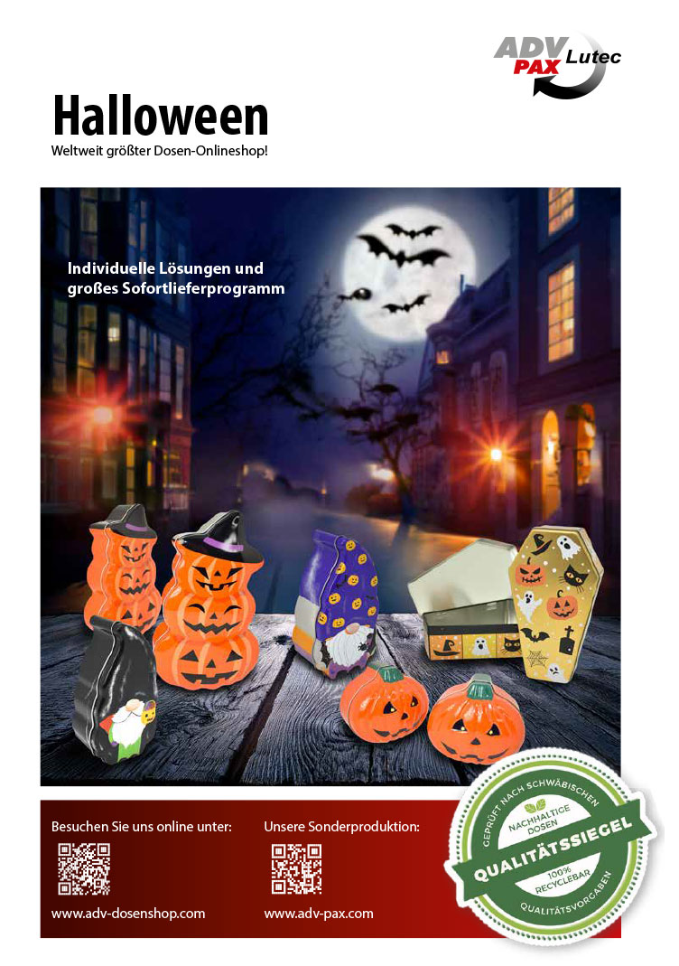 Halloweendosen Katalog downloaden