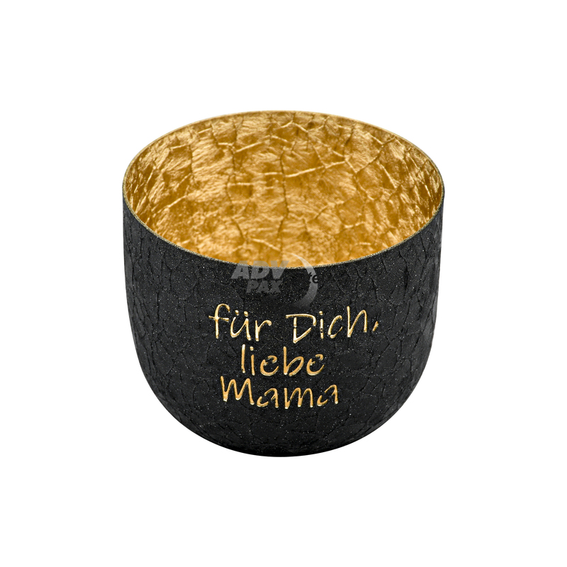 Windlichtschale aus Metall