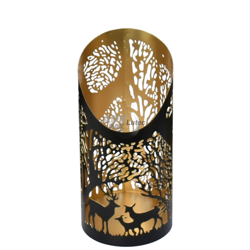 Teelicht Teelichtkerze Teelichthalter Windlicht Forest