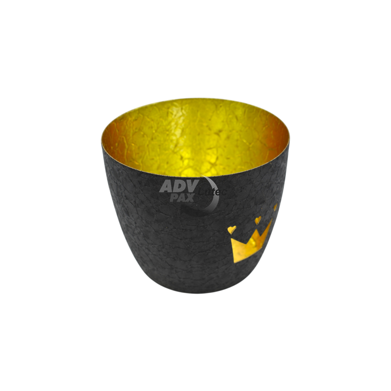 Windlicht Teelichtkerze Teelichthalter Windlichtschale Nachtkrone