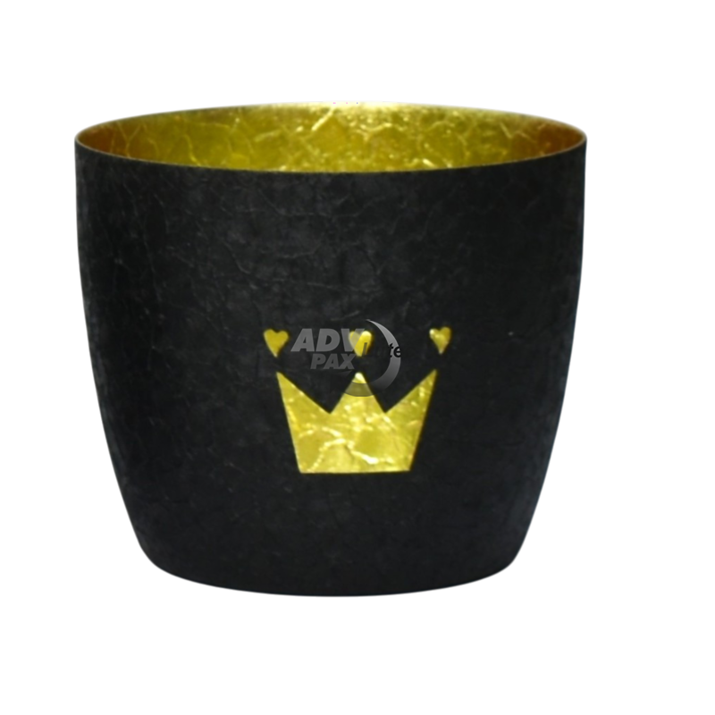 Windlicht Teelichtkerze Teelichthalter Windlichtschale Nachtkrone