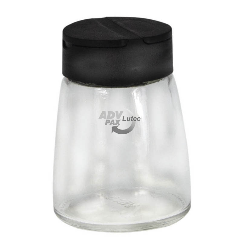 Glazen container Kruidenstrooier grof en fijn 140 ml
