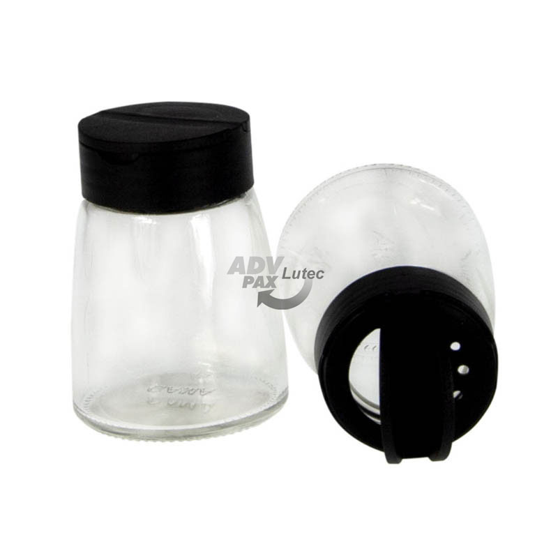 Glasbehälter Spice shaker fine and coarse 140 ml