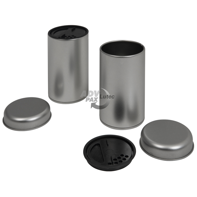 Spice tin silver