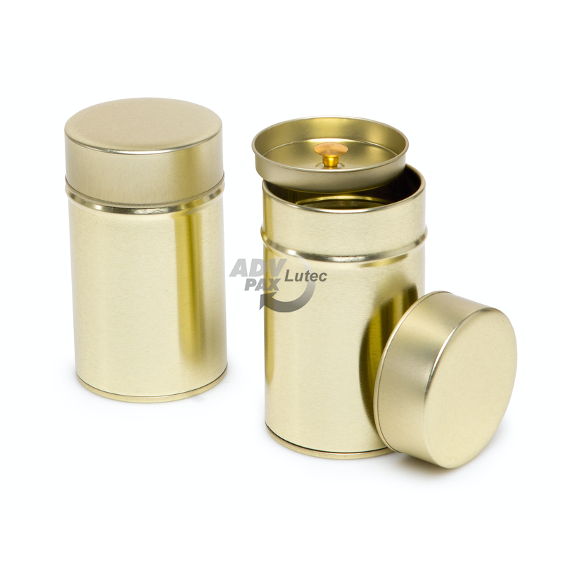 Teedose Dual Tin gold