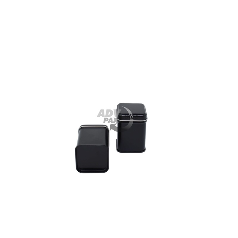 Gewürzdose quadrat 25g black