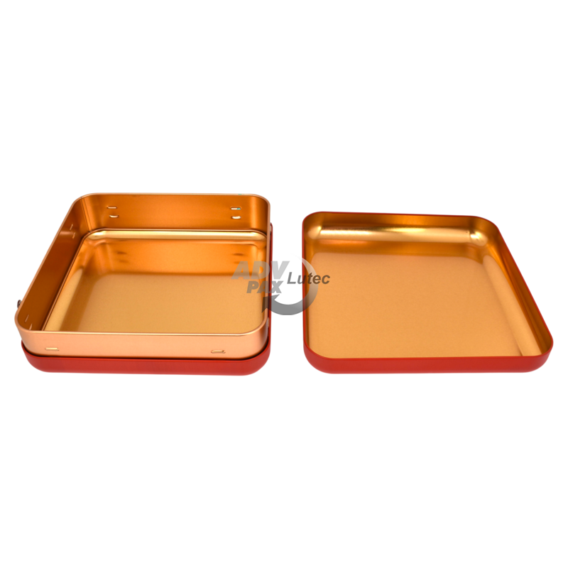 Vorratsdose Geschenkdose Premium Box Square Red