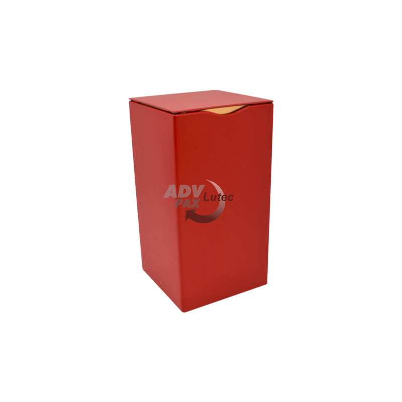 Teedose Teebehälter Vorratsdose Square Box Red XL