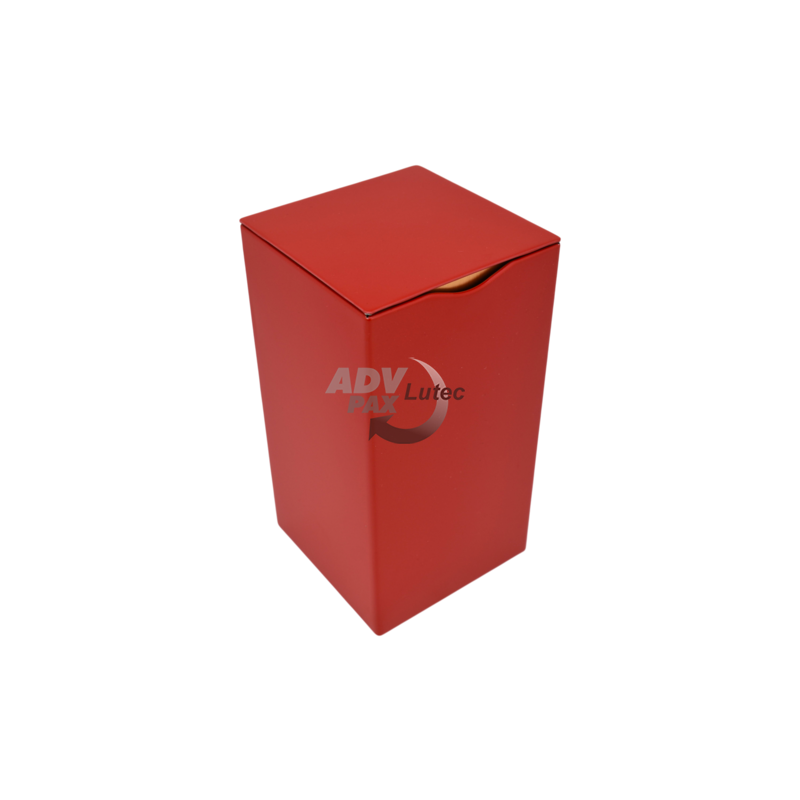 Teedose Teebehälter Vorratsdose Square Box Red XL