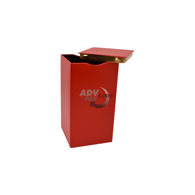 Teedose Teebehälter Vorratsdose Square Box Red XL