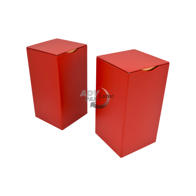 Teedose Teebehälter Vorratsdose Square Box Red XL
