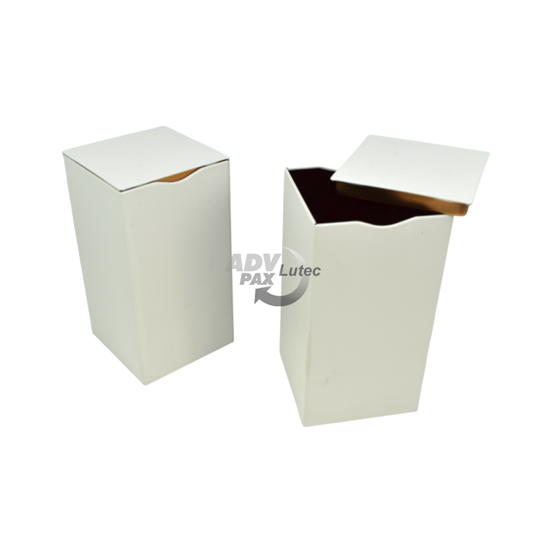 Teedose Teebehälter Vorratsdose Square Box White XL