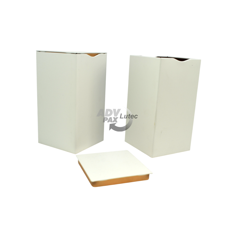 Teedose Teebehälter Vorratsdose Square Box White XL