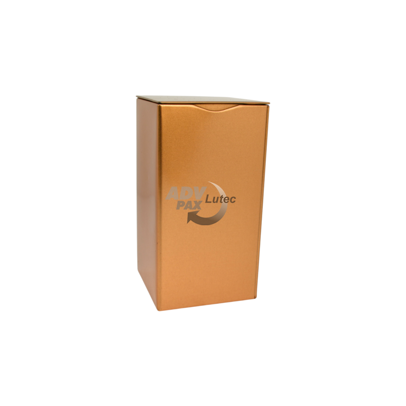 Teedose Teebehälter Vorratsdose Square Box Bronze XL