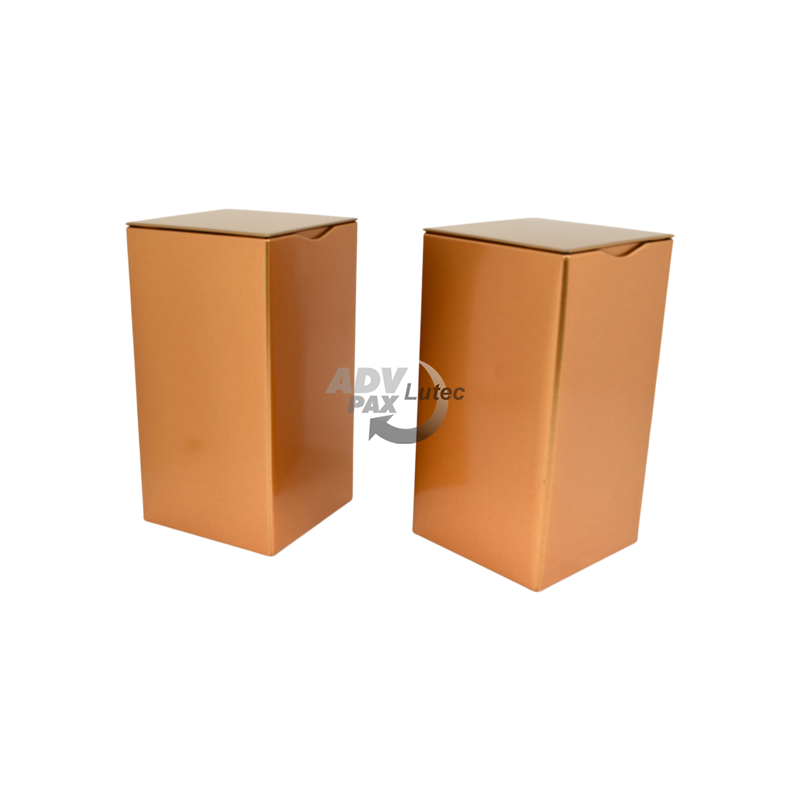 Teedose Teebehälter Vorratsdose Square Box Bronze XL
