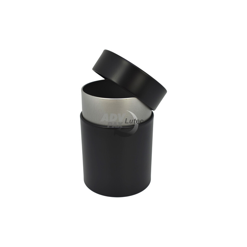 Teedose Teebehälter Vorratsdose black special rund