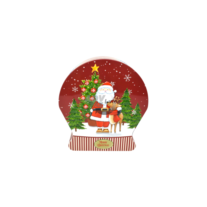 Weihnachtsdose Schneekugel Santa