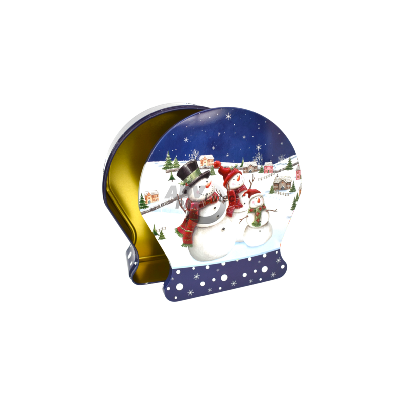 Weihnachtsdose Schneekugel Snowman