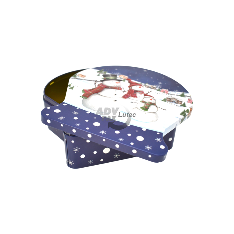 Weihnachtsdose Schneekugel Snowman