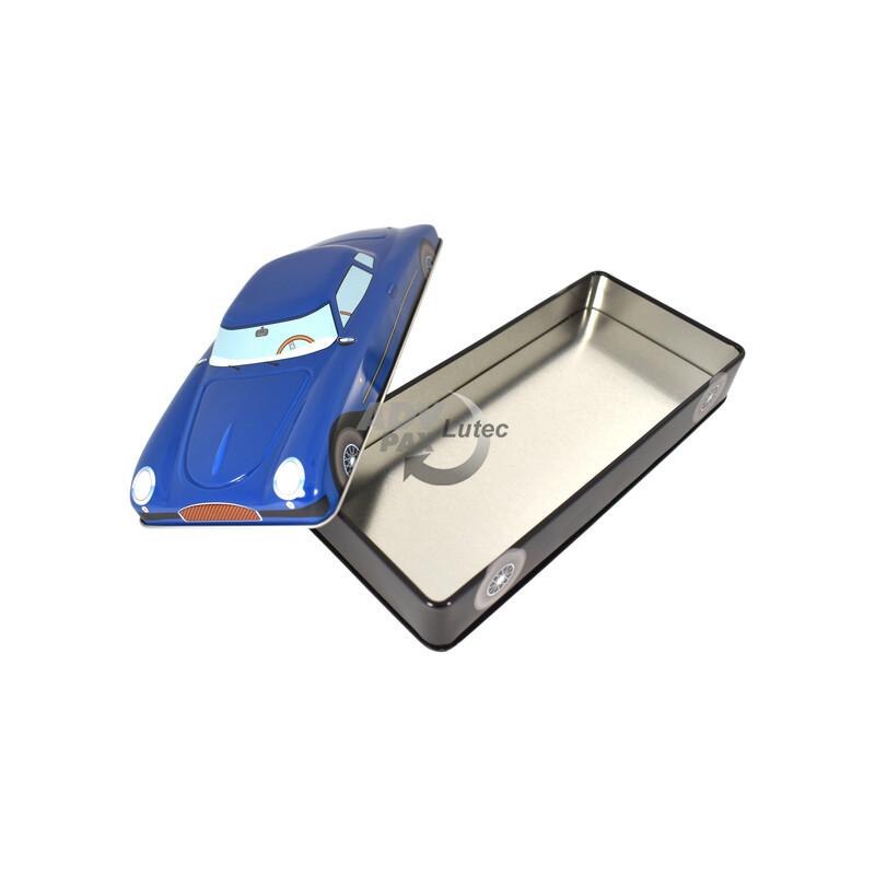 Vorratsdose Autodose Metalldose Retro-Car blue