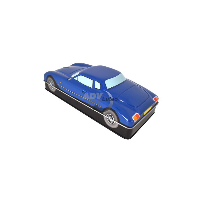 Vorratsdose Autodose Metalldose Retro-Car blue