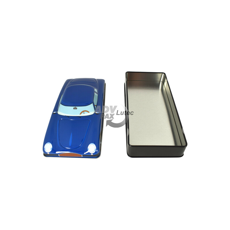Vorratsdose Autodose Metalldose Retro-Car blue