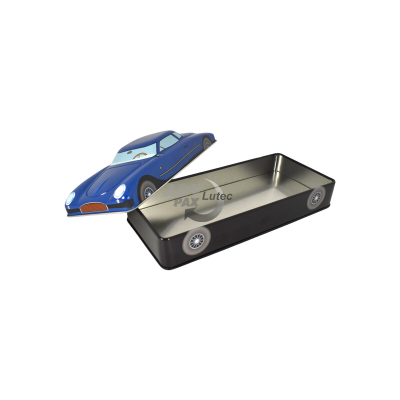Vorratsdose Autodose Metalldose Retro-Car blue