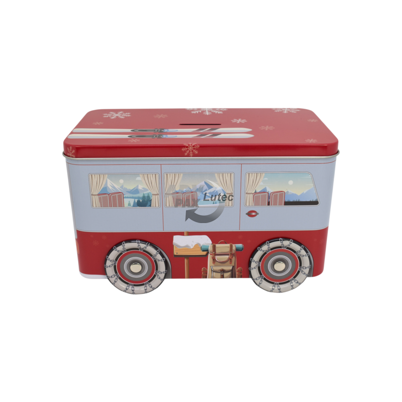 Vorratsdose Weihnachten Spardose Winterbus