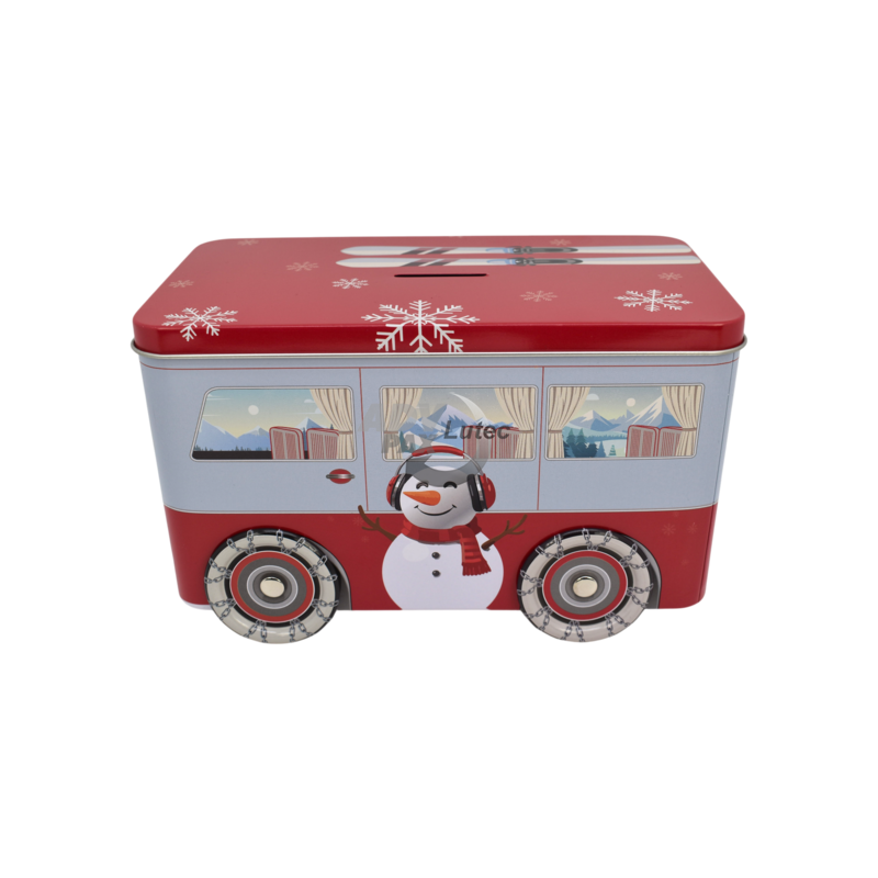 Vorratsdose Weihnachten Spardose Winterbus