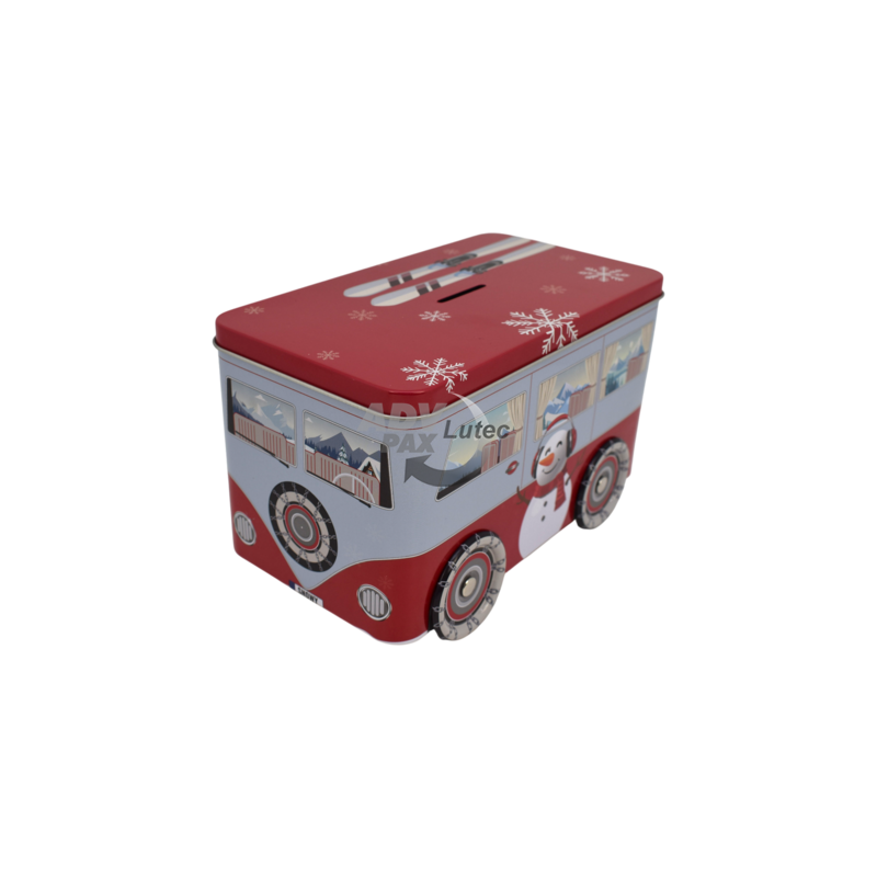 Vorratsdose Weihnachten Spardose Winterbus