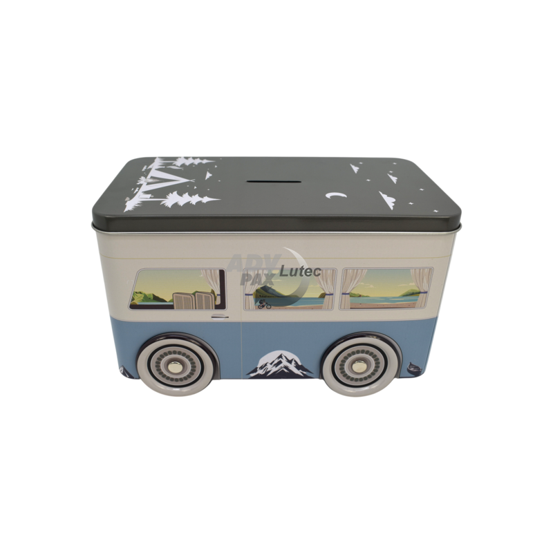 Vorratsdose Spardose Adventure Bus