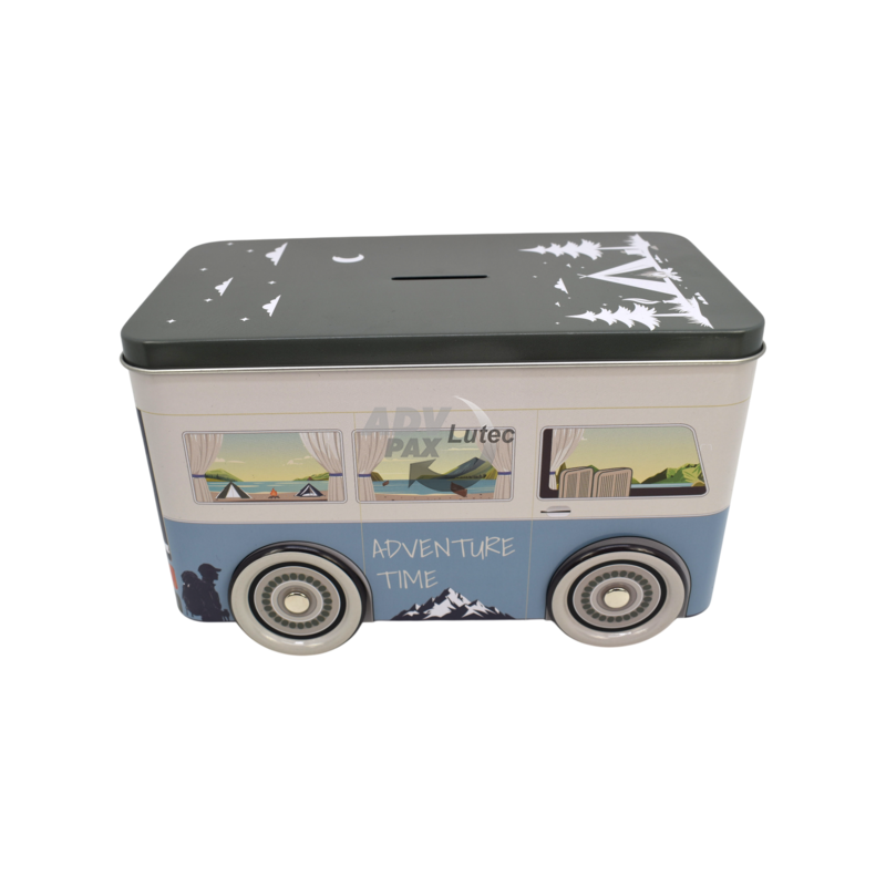 Vorratsdose Spardose Adventure Bus