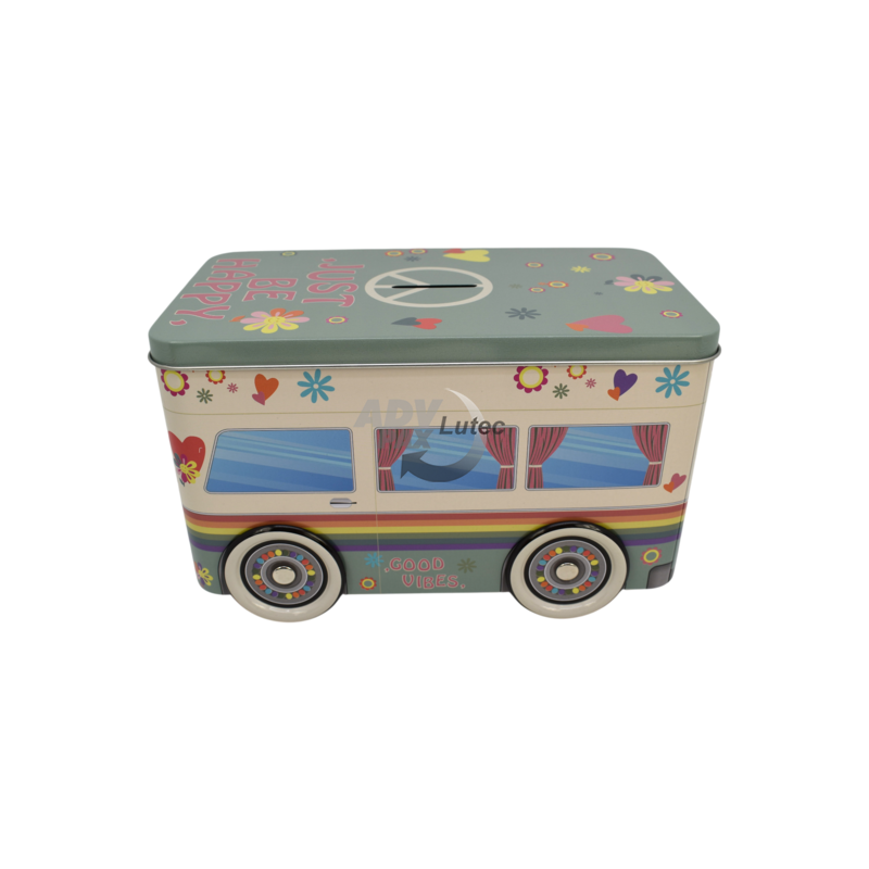Vorratsdose Spardose Happy Bus