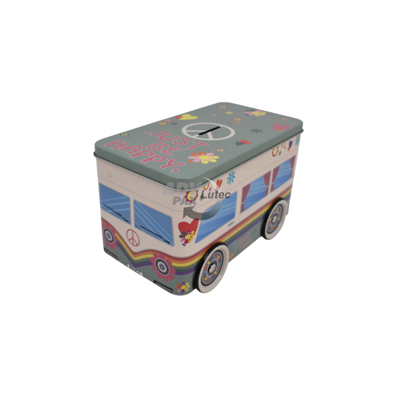 Vorratsdose Spardose Happy Bus