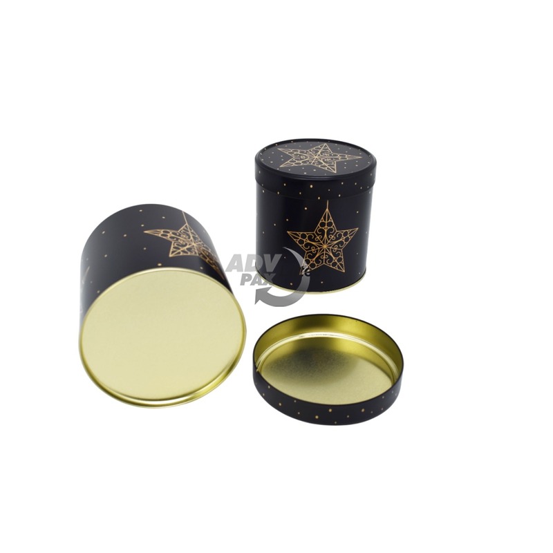 Lebkuchendose Stern black