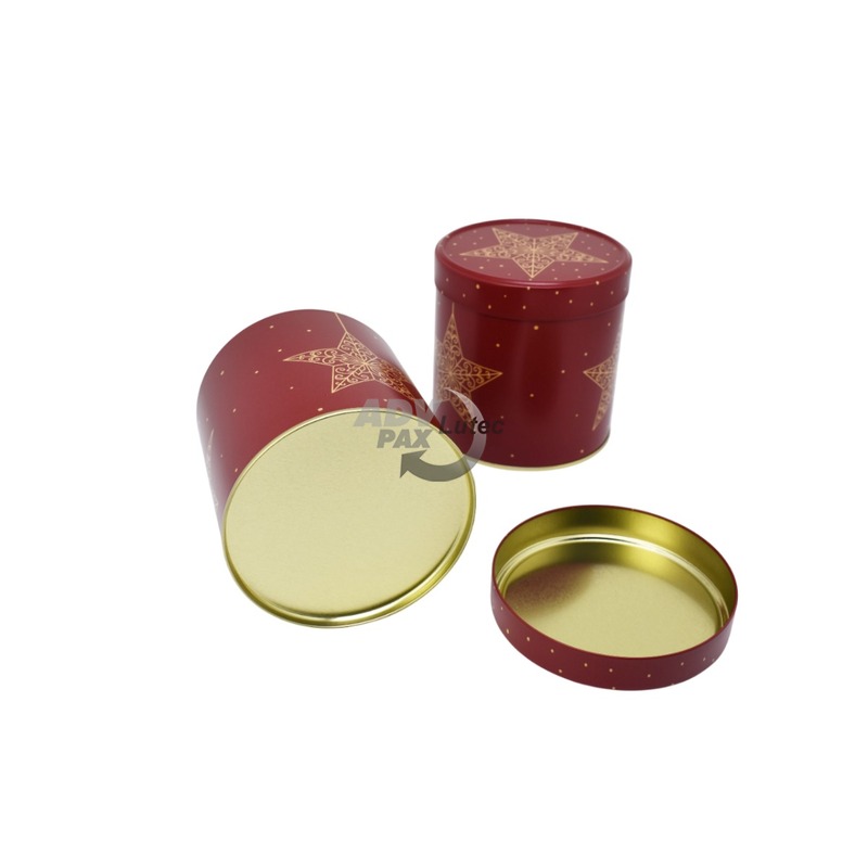 Lebkuchendose Stern red