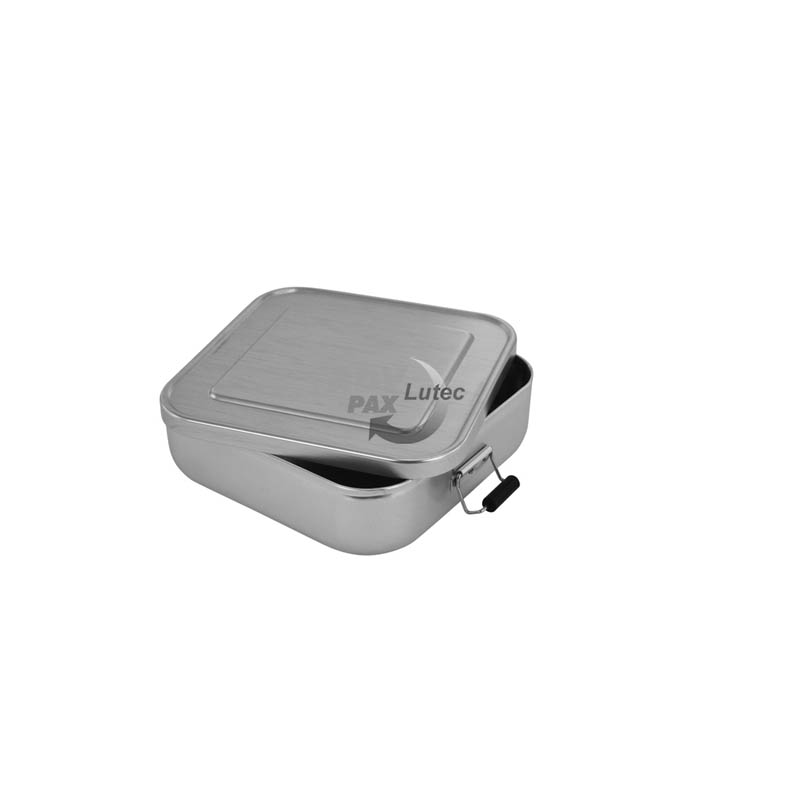 Brotbox-Lunchbox Aluminium Quadrat