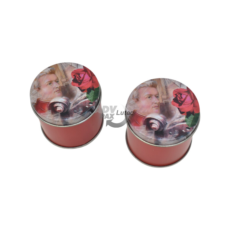 Metalldose Geschenkdose Piano Praline