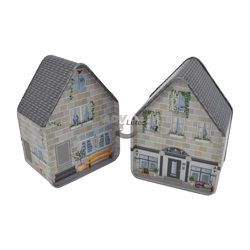 Hausdose aus Metall – Geschenkdose & Vorratsdose House Little Home